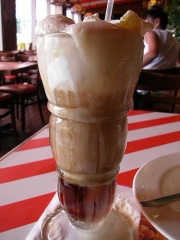 Coke and Vanilla Ice Cream