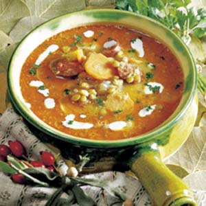Piquant Lentil Soup / Pikans Lencseleves