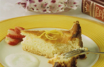 Vanilla & Lemon Cheese Cake