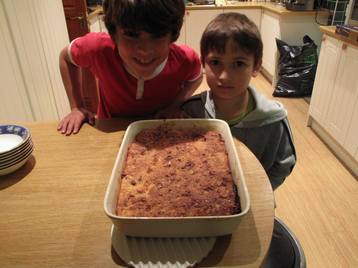 Mums Bread and Butter Chocolate Pudding