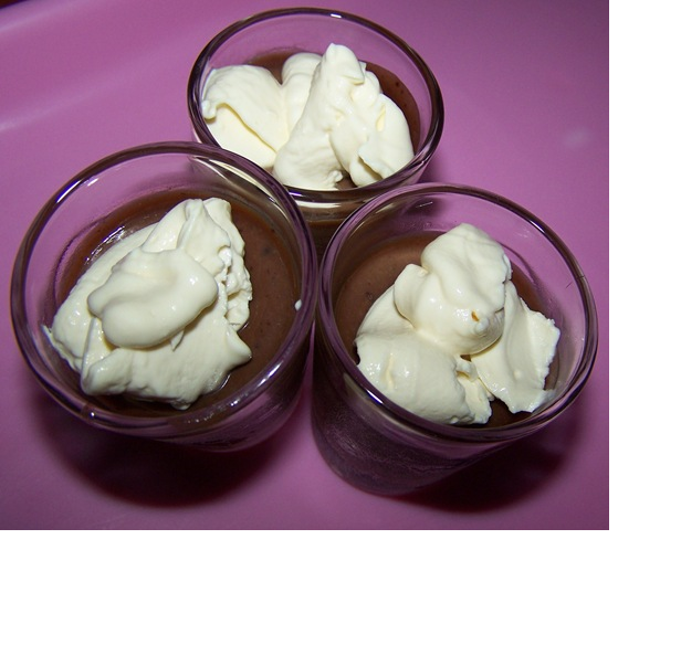 Cheats Amaretti Chocolate Pots