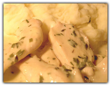 Scon's ultimate chicken tarragon with rice