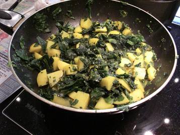 Saag Aloo