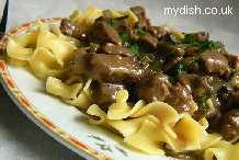 Beef Stroganoff