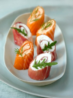 Smoked Salmon Wraps