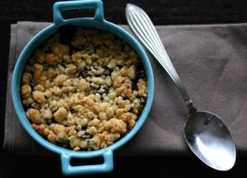 Pear and Chocolate Crumble