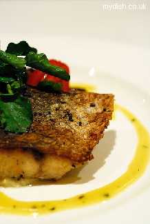 Sea Bass Fillet in Orange Sauce