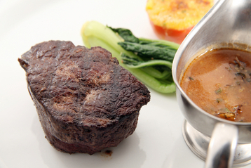 Grilled Beef Tenderloin & Escarole