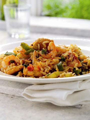 Chicken & Prawn Jambalaya