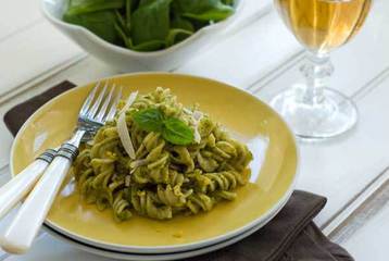 Pistachio Pesto with Gluten Free Pasta