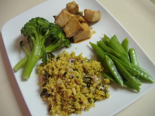 Quinoa with Chicken and Indian Spices