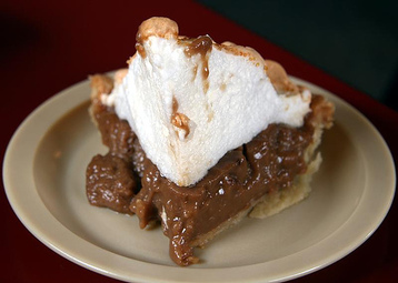 Chocolate Pie with Whipped Cream