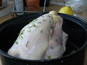 Thyme Roasted Chicken, Spetses Style