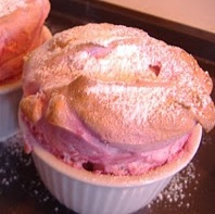 Romantic Raspberry & Champagne Soufflé