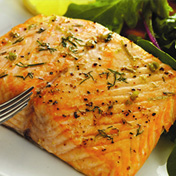 Bbq'd Salmon with Dill and Lemon