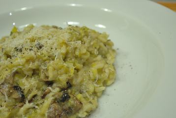 Healthy Leek and Mushroom Risotto