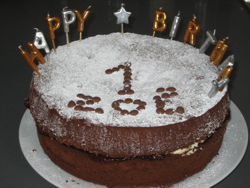 Grandma Valentine's Chocolate Cake