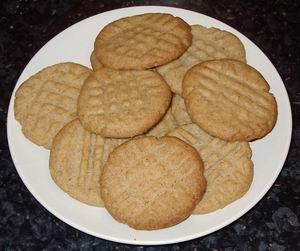 Beautiful Peanut Butter Cookies