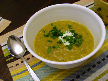 Curried Zucchini and Orange Soup