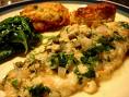 Fish Baked in Lemon Wine Sauce