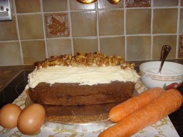 Candlebridge Bakery Martell Brandy Frosted Carrot Cake
