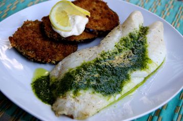 Cod with Salsa Verde