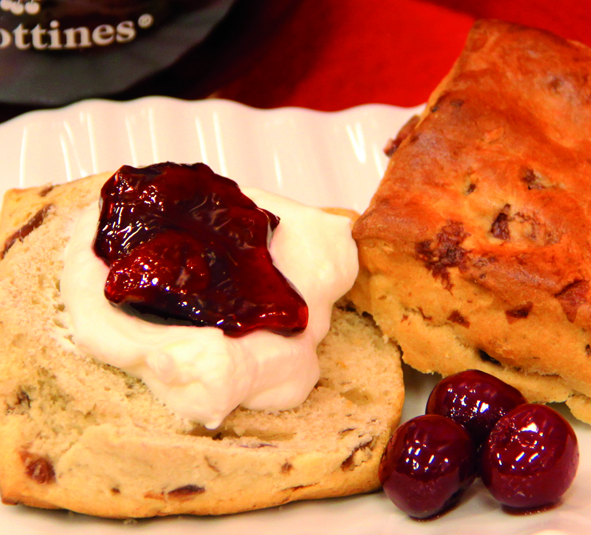 Scones with Griottines