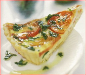Tony's Brie and Tomato Tart