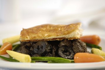 Steak and Kidney Pie with Port and Pickled Walnuts