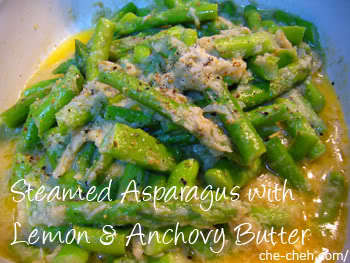 Asparagus with Anchovy Butter