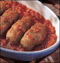 Soutzoukakia - Meatballs in Tomato Sauce