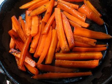 Maple & Mustard Glazed Carrots