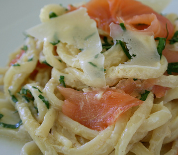 Smoked Salmon Linguine