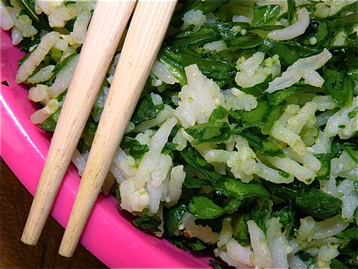 Spinach Pilau