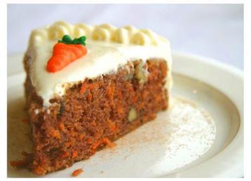 Carrot Cake with Passion Fruit