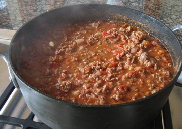 Dudsie's Awesome Beef chilli