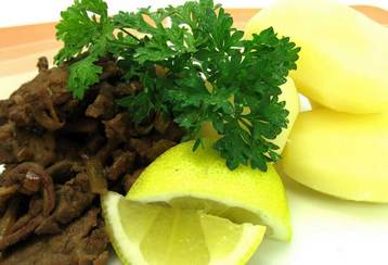 Veal Liver with Potatoes