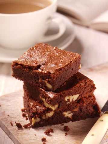 Clover Walnut Brownies