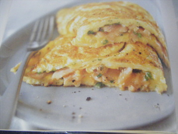 Smoked Salmon & Chive Omelette