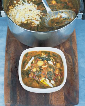 Spanish Chickpea and Chorizo Soup