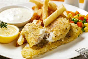 Fish and Chips Healthy Option