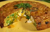 Broad Bean and Feta Fritatta (Fruitalia)