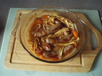 Sausages in Cider