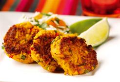 Patak's Balti Crab Cakes