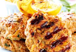 Patak's Goan Pork Burgers with Rice