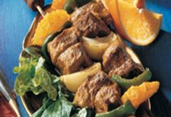Patak's Beef & Orange Kebabs