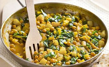 Spiced Chickpea & Potato Fry-up