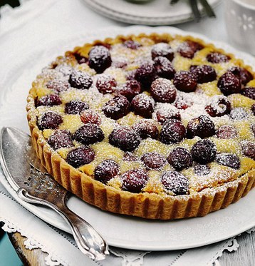 Cherry and Frangipane Tart