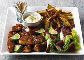 Cajun Cod and Chips