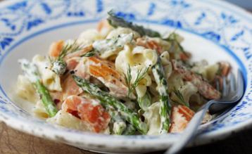 Pasta with Salmon and Asparagus